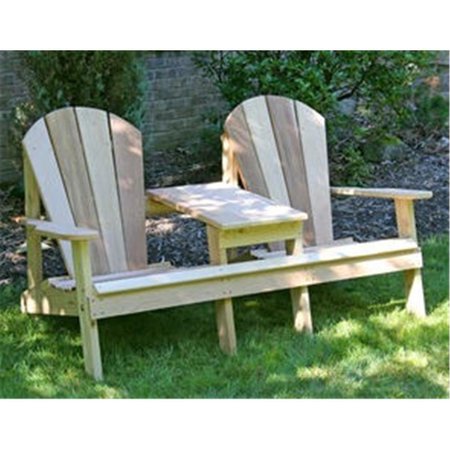 GARDENCARE Cedar Adirondack Settee GA206696